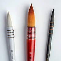 Silver Brush Limited Atelier Quill™ 3 Piece Round Brush Set