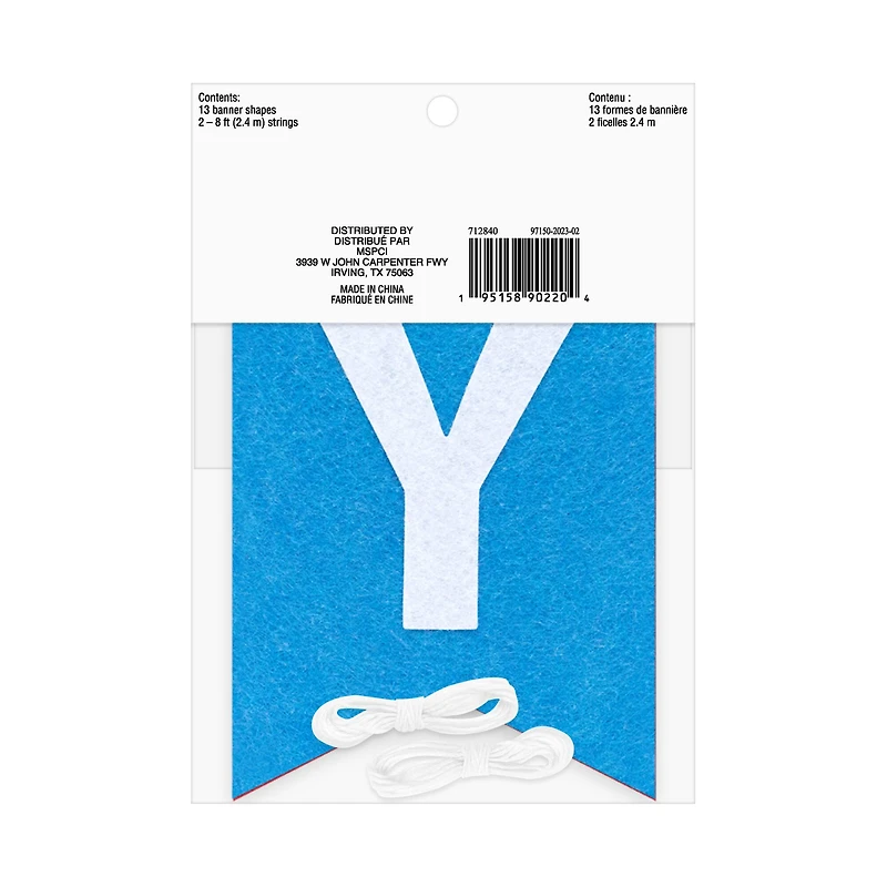 Happy Birthday Felt Garland by Celebrate It™