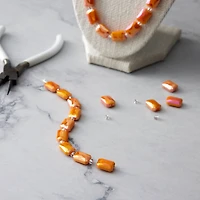 Faceted Glass Rectangle Beads, 14mm by Bead Landing™