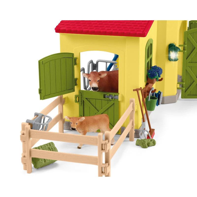 Schleich Farm World Yellow Large Farm Playset