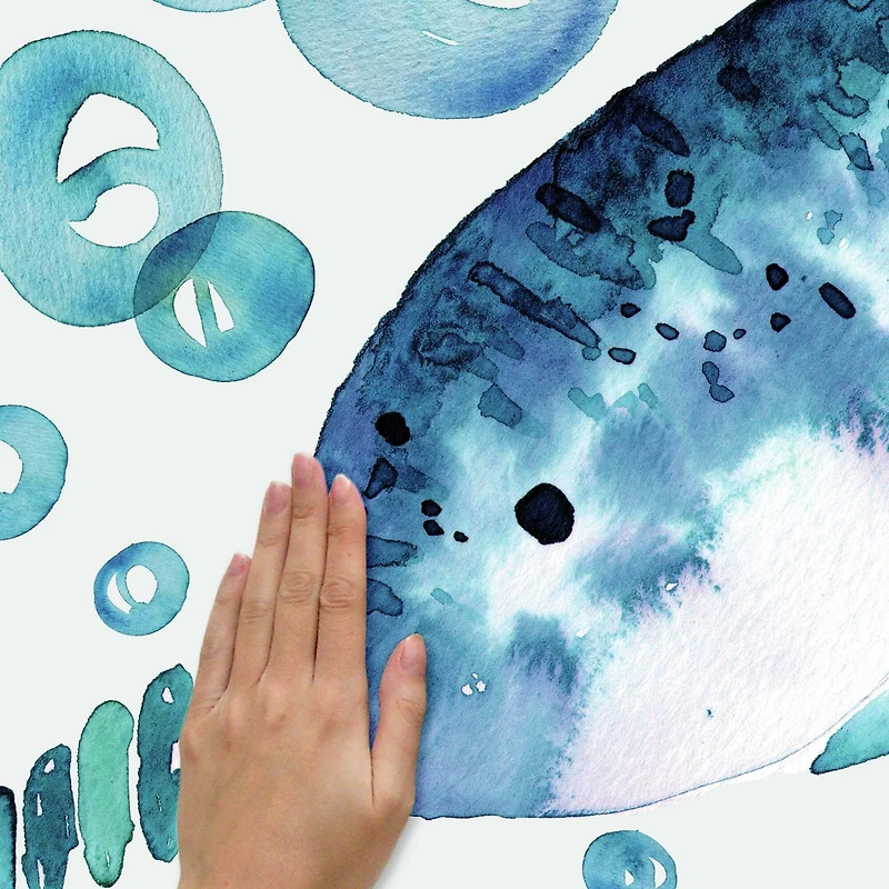 RoomMates Catcoq Narwhal Peel & Stick Giant Wall Decals