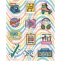 Carson Dellosa Education® Happy Ever Elementary Retro Remix Motivators Stickers, 6 Packs of 72