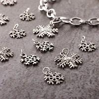 Silver Snowflake Charm Set by Bead Landing™