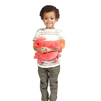 Manhattan Toy® Velveteen Crabby Abby Toy Crab Stuffed Animal