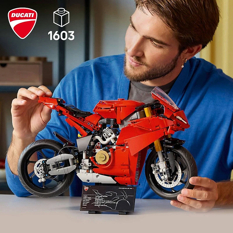 LEGO® Technic™ Ducati Panigale V4 S Motorcycle Model Building Set 42202