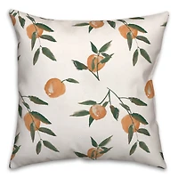 Peachy Pattern 18" x 18" Throw Pillow