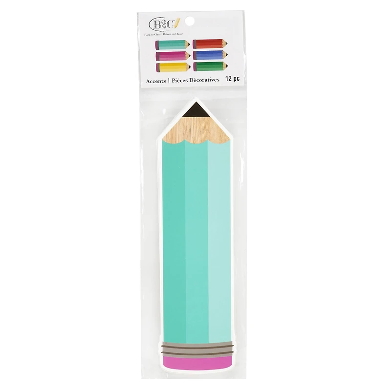 Die Cut Pencil Accents, 12ct. by B2C®