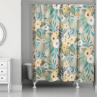 Tropical Floral Shower Curtain