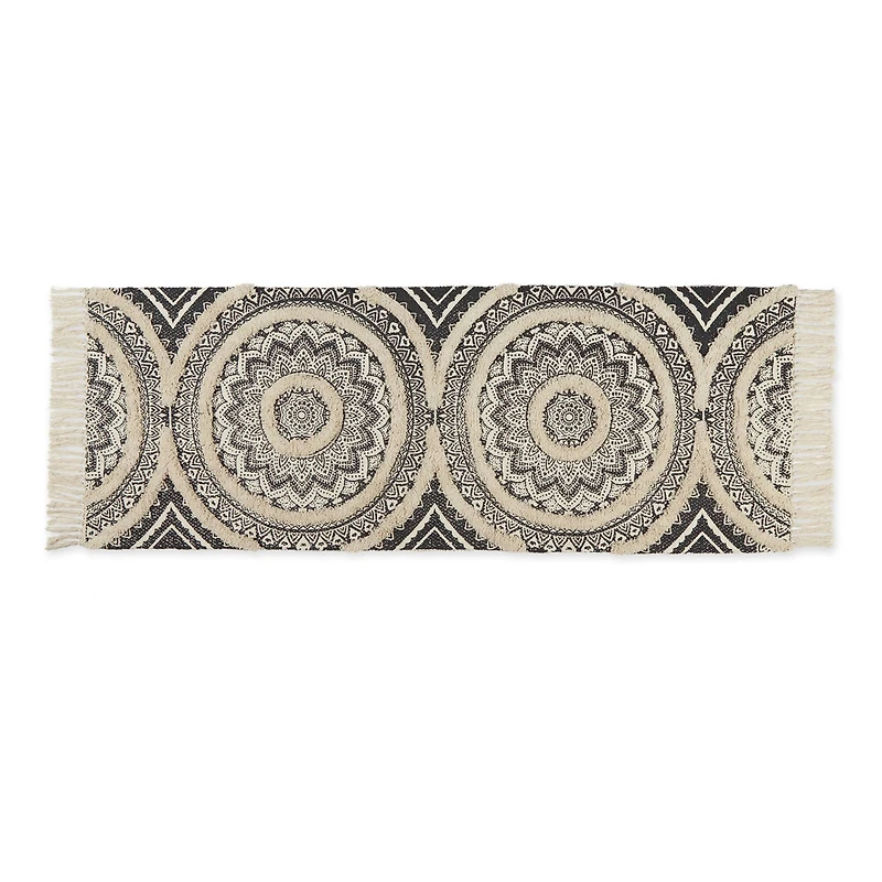 DII® Hand-Loomed Medallion Runner Rug