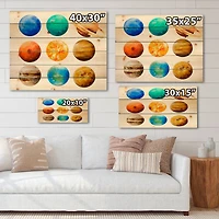 Designart - Various Planets In Orbit