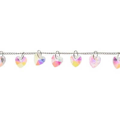 12 Pack: Faceted Glass Heart Beads, 10mm by Bead Landing™