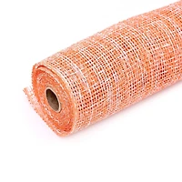 10" x 19ft. & White Window Poly Burlap Mesh by Celebrate It