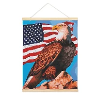 Bald Eagle Diamond Art Kit with Frame by Make Market®