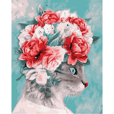 Flowercat Paint-by-Number Kit by Artist's Loft®