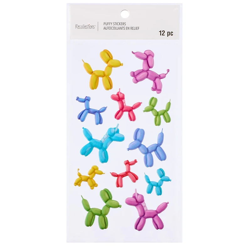 Balloon Animal Puffy Stickers by Recollections™