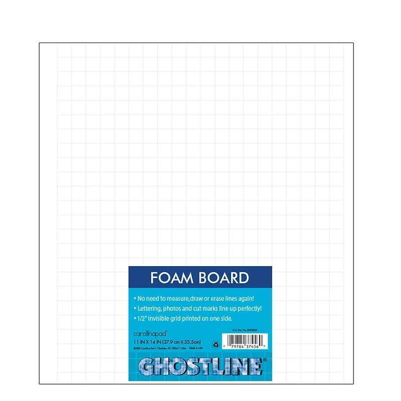 Ghostline® 11" x 14" White Foam Board, 5ct.