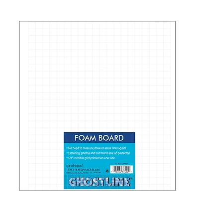 Ghostline® 11" x 14" White Foam Board, 5ct.