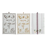 Hello Honey® Garden Bounty Cotton & Linen Tea Towel Collection Set