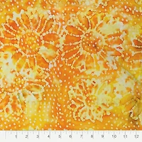 12 Pack: Batik Printed Fabric Bundle by Loops & Threads™