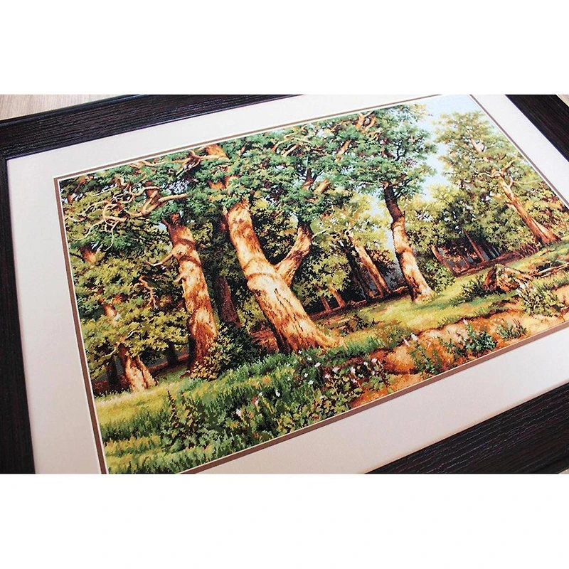 Luca-s The Oak Grove Counted Cross Stitch Kit