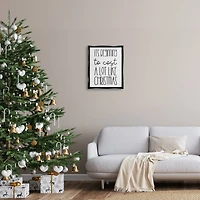 Stupell Industries Beginning To Cost Like Christmas Humor Framed Floater Canvas Wall Art