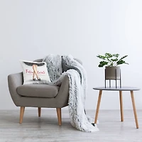 Stupell Industries Pink Fabulous Calligraphy Fashionable Black Glam Dress Throw Pillow, 18" x 18"