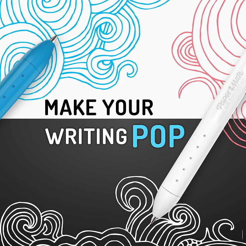 Paper Mate® InkJoy® Bright! 0.7mm Medium Point Gel Pens