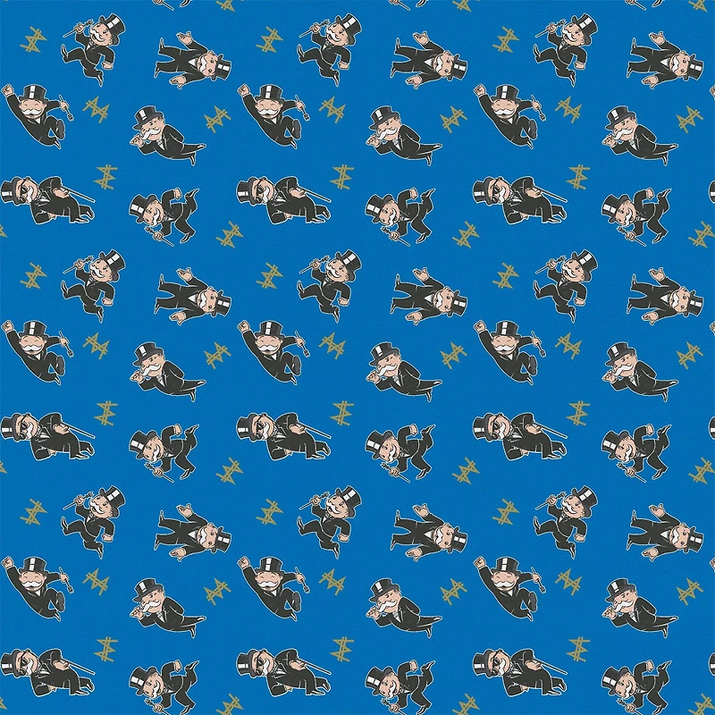 Camelot Fabrics Mr. Monopoly Cotton Precut Fabric Bundle