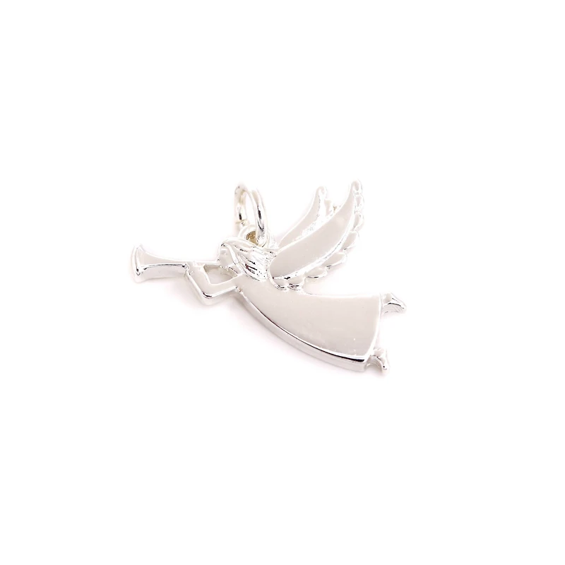 Charmalong™ Silver Plated Angel Charm by Bead Landing™