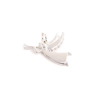 Charmalong™ Silver Plated Angel Charm by Bead Landing™