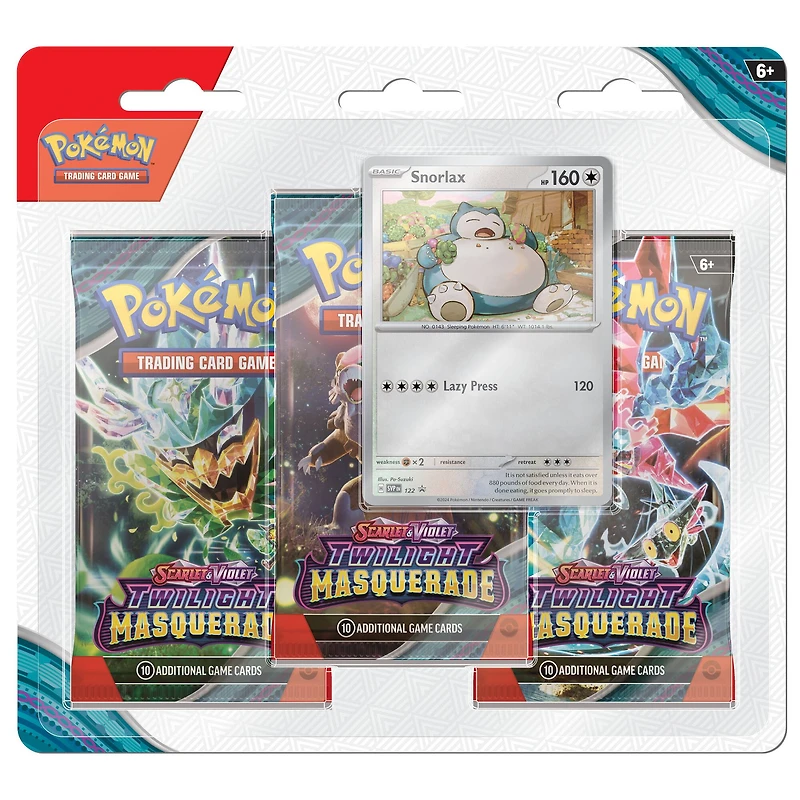 Pokémon™ Trading Card Game Scarlet & Violet Twilight Masquerade Booster 3 Pack