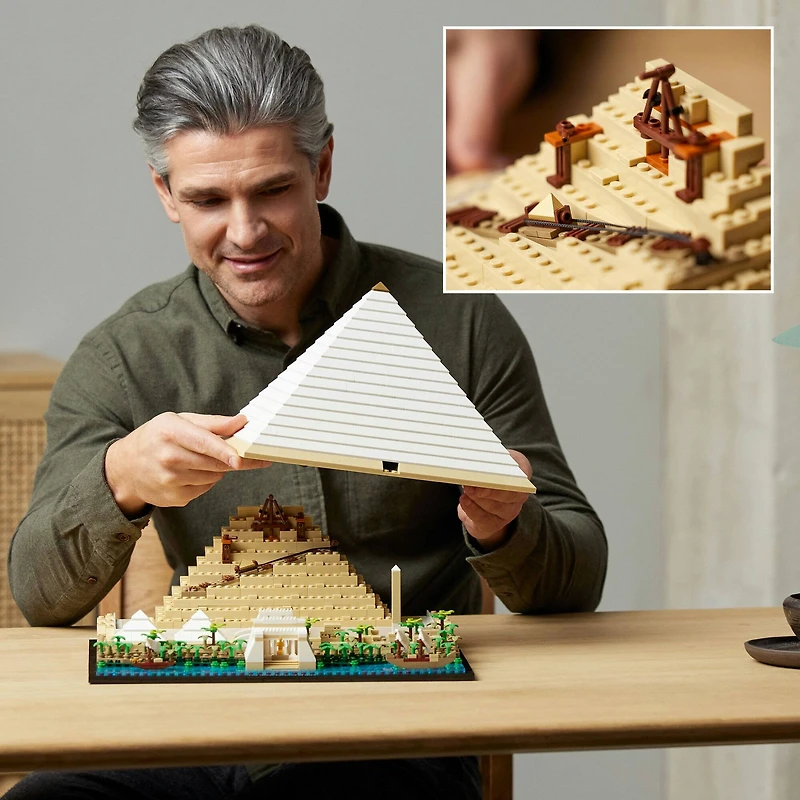 LEGO® Architecture Great Pyramid of Giza 21058 Building Kit (1,476 Pieces)