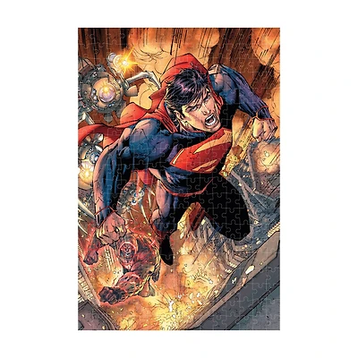 DC Comics - Superman 3D Lenticular Jigsaw Puzzle in a Collectible Tin Book: 300 Pcs