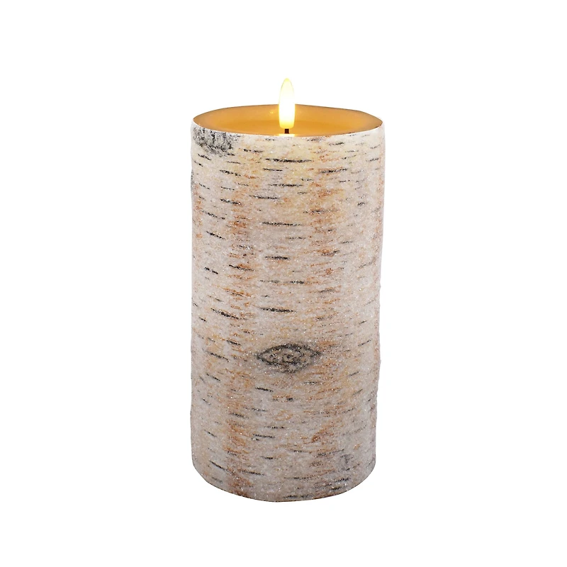 Birch LED Wax Pillar Candle by Ashland