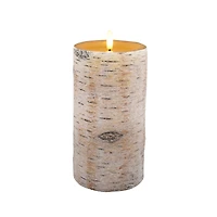 Birch LED Wax Pillar Candle by Ashland