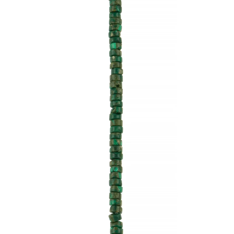 Green Reconstituted Stone Heishi Beads by Bead Landing