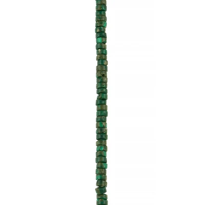 Green Reconstituted Stone Heishi Beads by Bead Landing