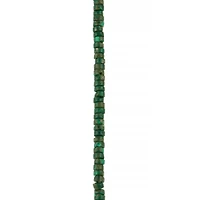 Green Reconstituted Stone Heishi Beads by Bead Landing