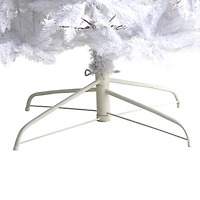 11ft. Pre-Lit Slim White Artificial Christmas Tree, Warm White LED Lights