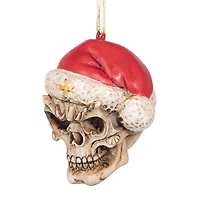 Design Toscano Skelly Claus II Holiday Skeleton Ornament