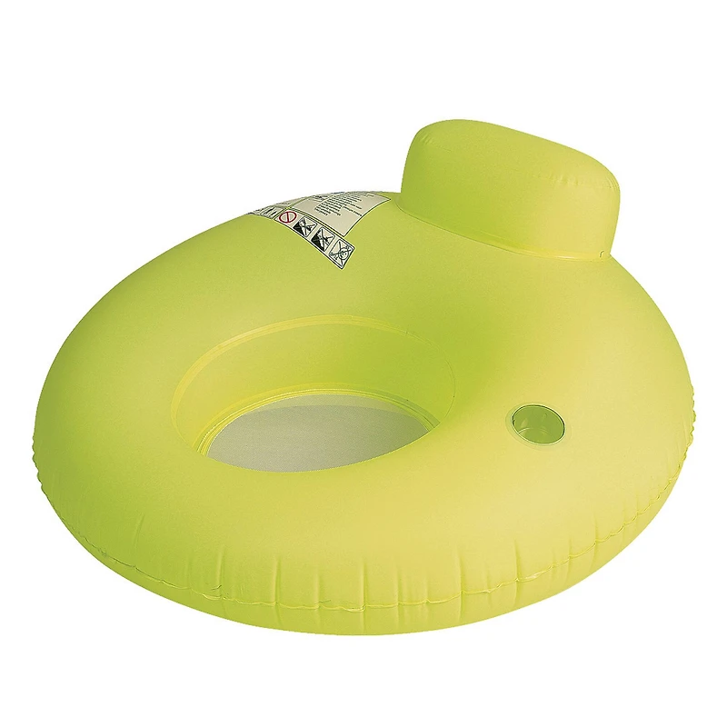 4ft. Yellow Inner Tube Swimming Pool Lounger