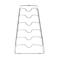 Organize It All Chrome Hanging Lid Organizer Rack