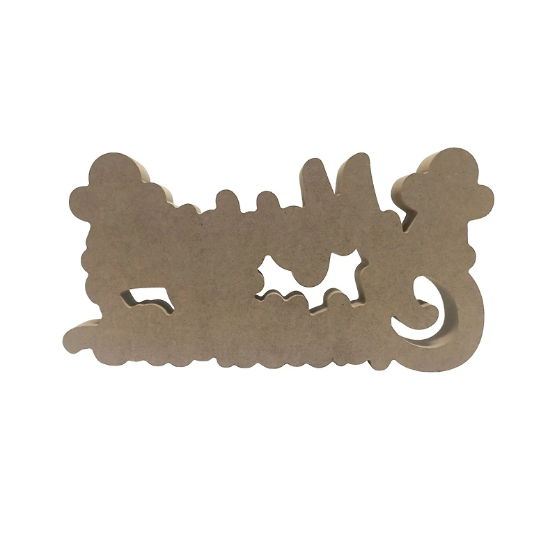 13.75" Gingerbread Merry Christmas Die Cut Tabletop Sign by Ashland®