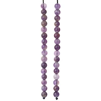 Purple Large Hole Amethyst Round Beads by Bead Landing™, 8mm