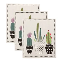 DII® Succulents Swedish Dishcloth, 3ct.