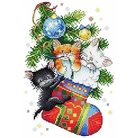 Mp Studia New Year Present Cross Stitch Kit