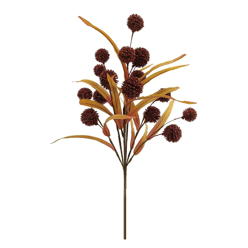 17" Red Spiky Blossom Deluxe Bush by Ashland®