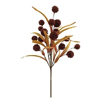 17" Red Spiky Blossom Deluxe Bush by Ashland®