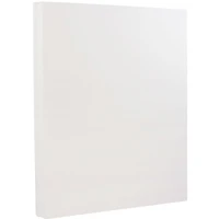 JAM Paper Bright White Wove 8.5" x 11" Extra Heavy Weight 130lb. Strathmore Cardstock