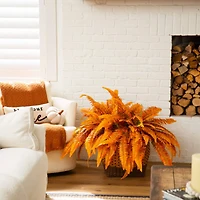 48in. Autumn Artificial Fall Boston Fern - Set of 2